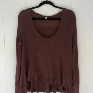 Free people long sleeve tunic, lightly worn